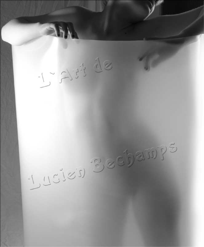 L`art de Lucien Bechamps | Normaler Busen | Nackt_in_Weiss | figuremodel.de